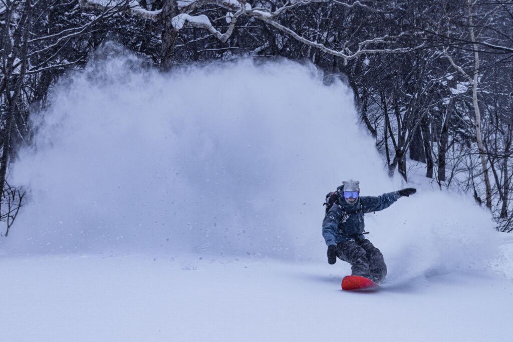 Powder snow in Hokkaido
